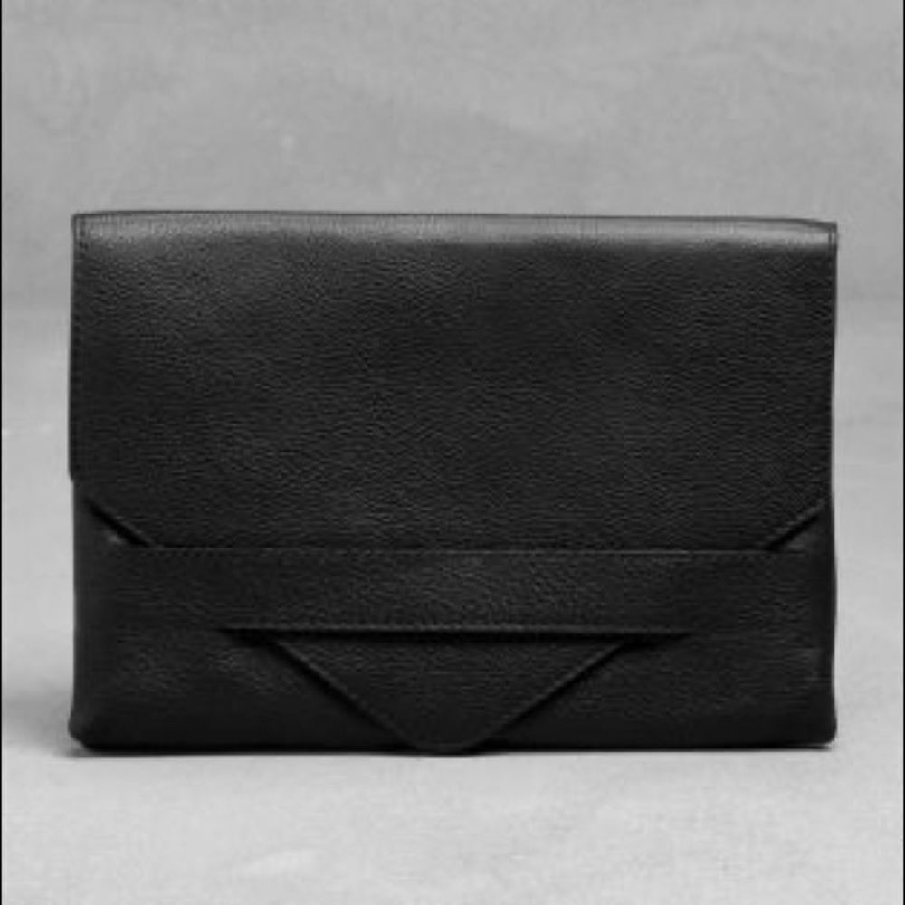 & Other Stories Leather clutch